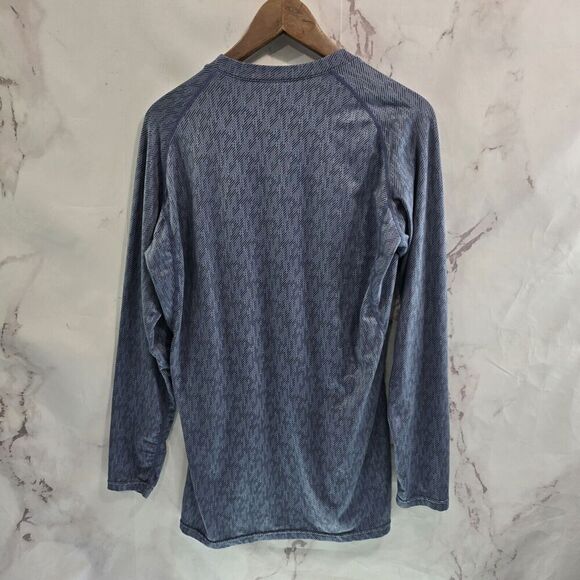 Tesla Shirt Mens XL Blue Long Sleeve Breathable Active Performance Whicking - Picture 5 of 9